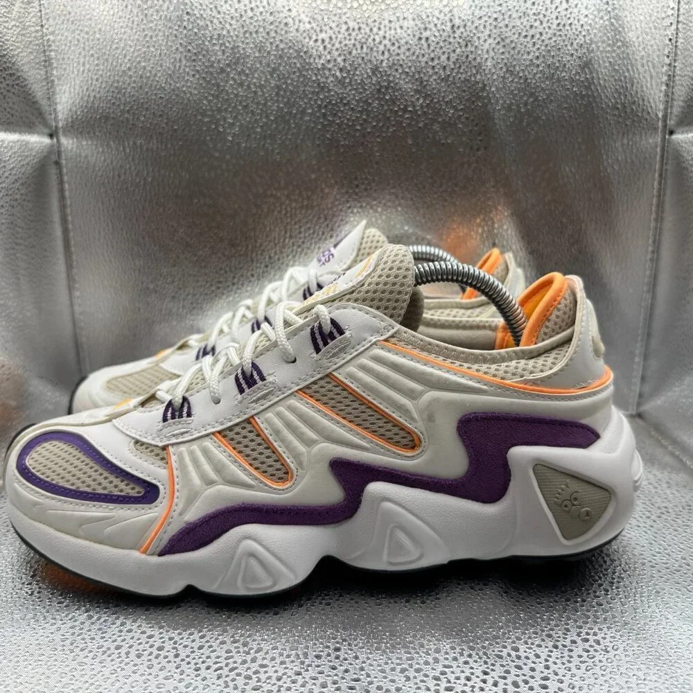 Size‎ 7.5 Adidas FYW S-97 Mens White Purple Orange Athletic Shoes EE5303